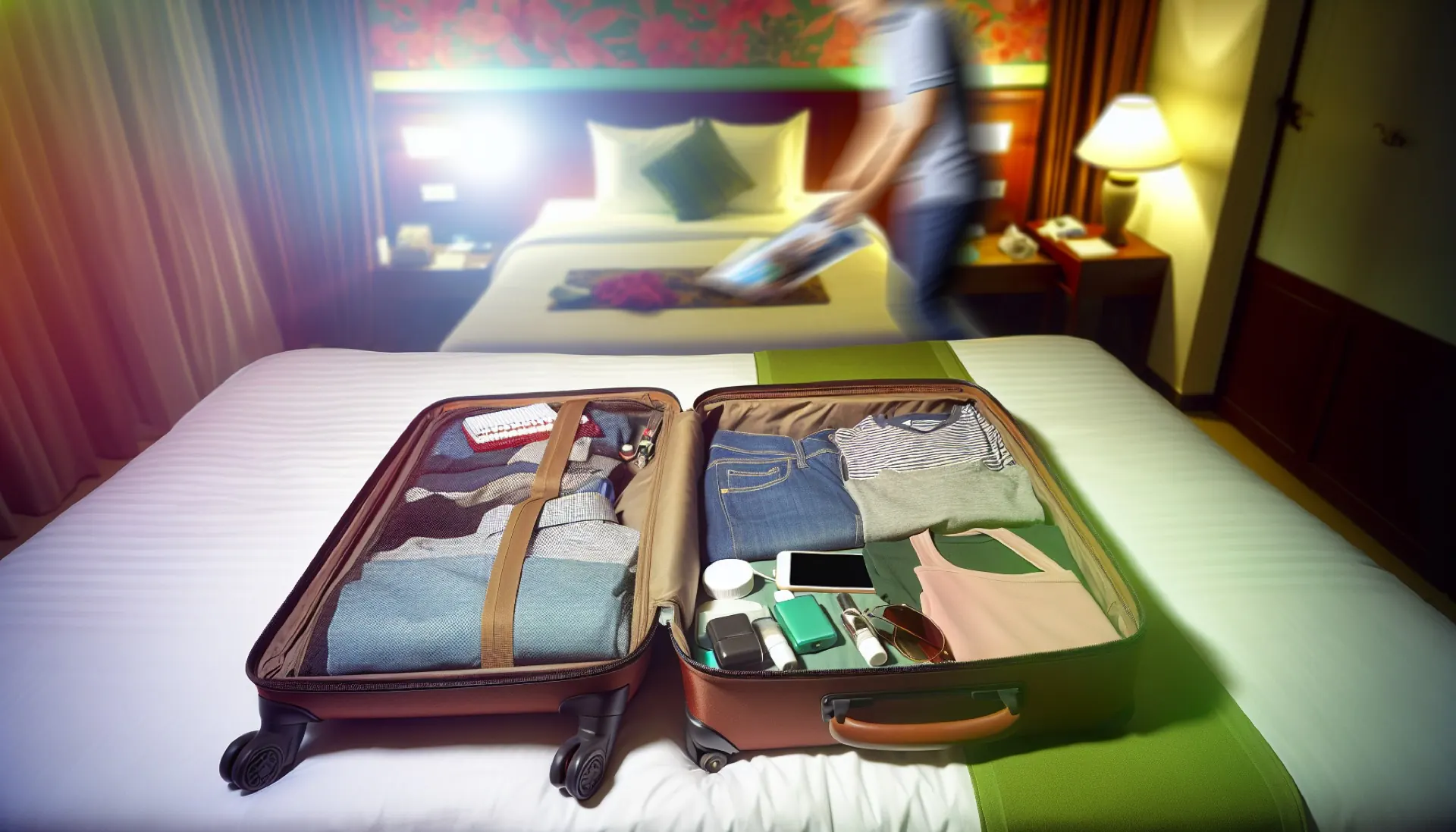 UK student packing for a summer internship abroad